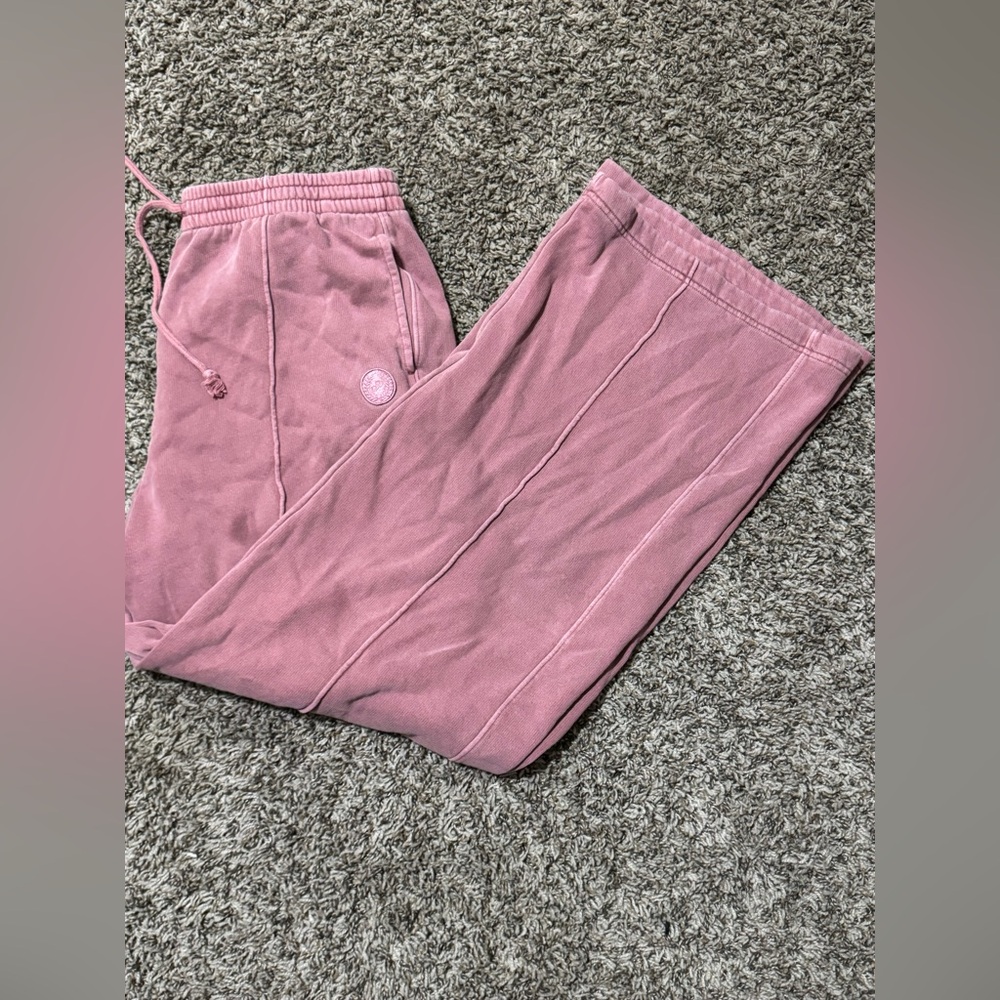 Victoria Secret Pink Premium Fleece Wide-Leg Pants - Picture 6 of 8